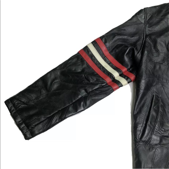 Diamond Plate Genuine Leather Mens Size 2X - Picture 2 of 9